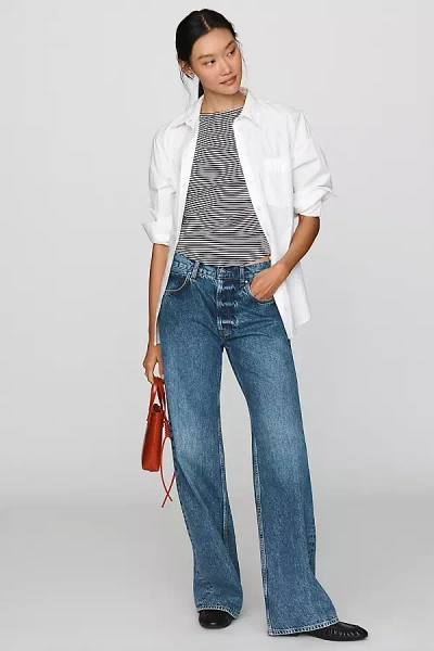 Anine Bing Hugh Jeans In Blue