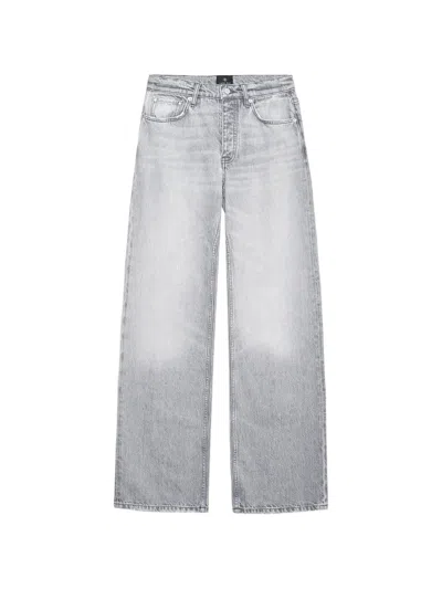 Anine Bing Hugh Jeans In Gray