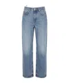 Anine Bing Hugh Wide-leg Jeans In Blue
