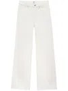 Anine Bing Hugh Wide-leg Jeans In White