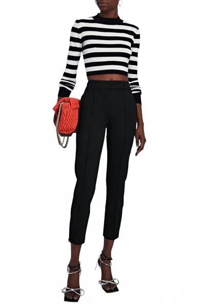 Anine Bing Ian Slim-leg Pant In Black