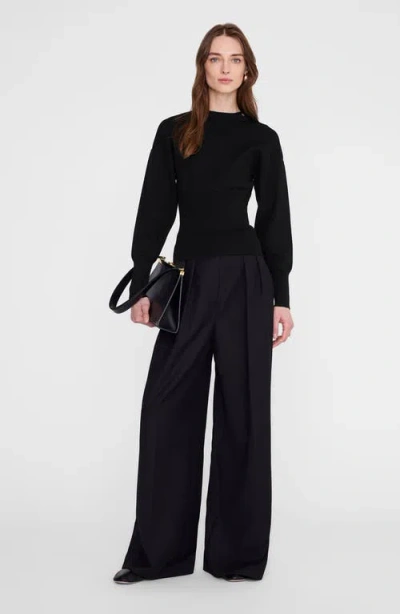 Anine Bing Imane Sweater In Black