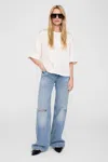 Anine Bing Imogen Top - Snow White S