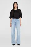 Anine Bing Imogen Top In Black In Black