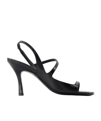 Anine Bing Iva Strappy Heeled Sandals In Black