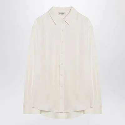 ANINE BING ANINE BING  IVORY BRAXTON SHIRT