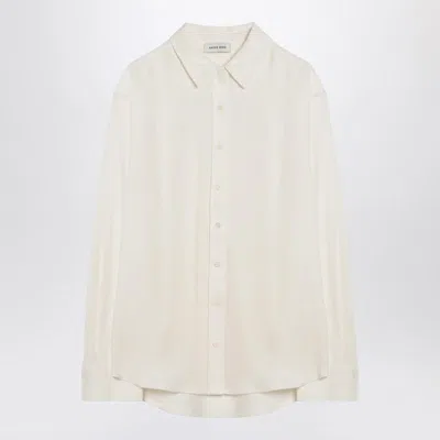 ANINE BING ANINE BING IVORY BRAXTON SHIRT