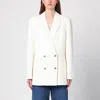 Anine Bing Jasmine Double-breasted Blazer In White
