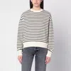 Anine Bing Dean Striped Sweatshirt