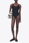 Anine Bing Vesta One Piece Swimsuit In Black