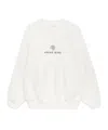 Anine Bing Jaci Sweatshirt Monogram In Ivory In White