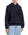 Anine Bing Jaci Letterman Logo Hoodie In Black