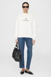 Anine Bing Jaci Sweatshirt Monogram In Ivory In Ivory
