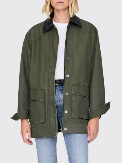 ANINE BING JACKET ANINE BING WOMAN COLOR GREEN,H65917012