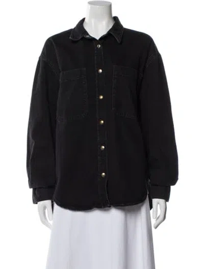 Pre-owned Anine Bing Jacket In Blue