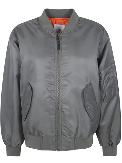 Anine Bing Jacket Bomber "leon" In Green