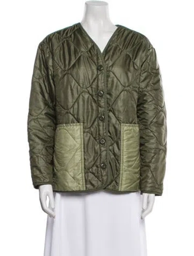 Pre-owned Anine Bing Jacket In Green
