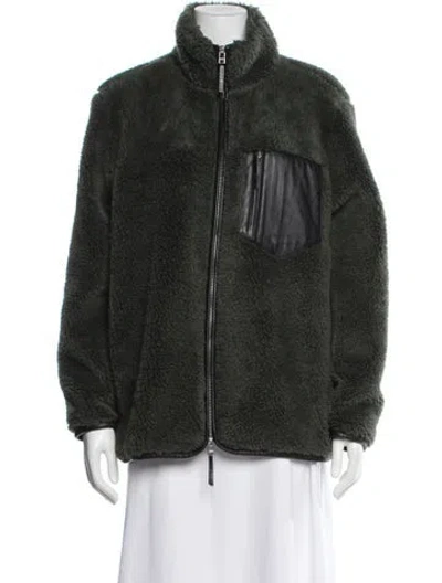 Pre-owned Anine Bing Jacket In Green