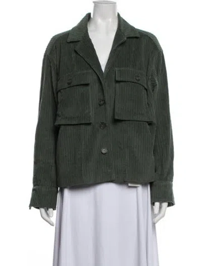 Pre-owned Anine Bing Jacket In Green