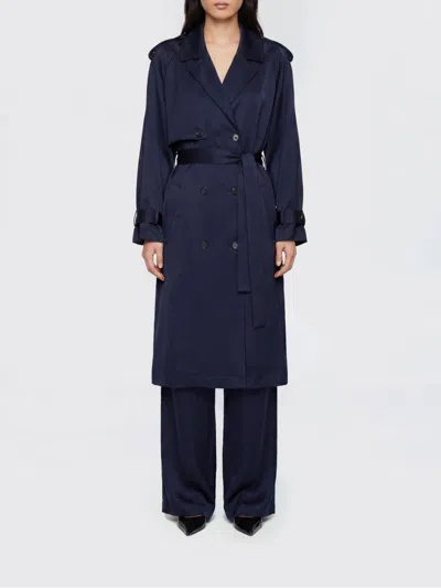 Anine Bing Coat Woman In Blue