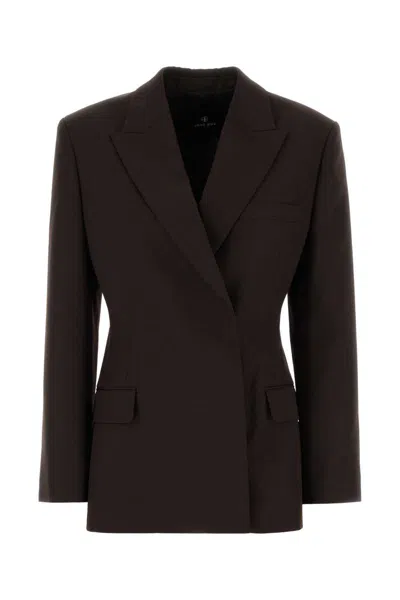 Anine Bing Jackets And Vests In Brown