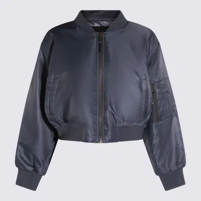 Anine Bing Jackets Blacks And Greys In Blue