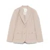Anine Bing Wool Blazer In Multicolor