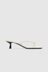 Anine Bing Jackie Heels - Bone Crinkled Patent 40