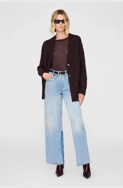 Anine Bing Jackson Cardigan In Black