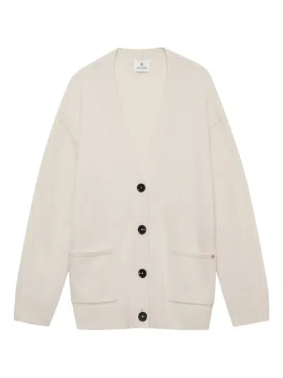 Anine Bing Jackson Cardigan In Neutral