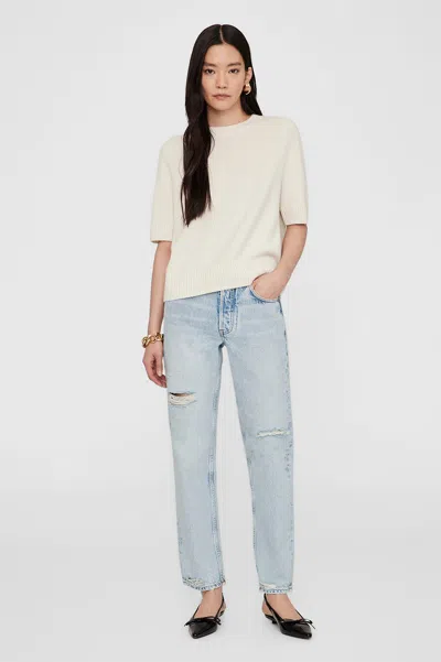 Anine Bing Jackson Sweater In Ivory