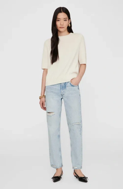 Anine Bing Jackson Sweater In White