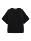 Anine Bing Jadon Monogram T-shirt In Black