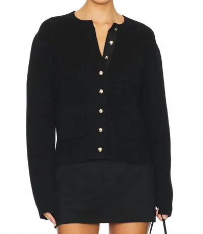 Anine Bing Jameson Cardigan In Black