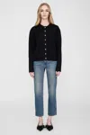 Anine Bing Jameson Cardigan In Black In Black