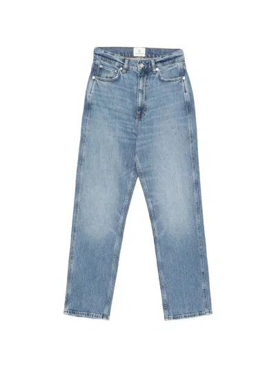 Anine Bing "jane" Jeans In Blue