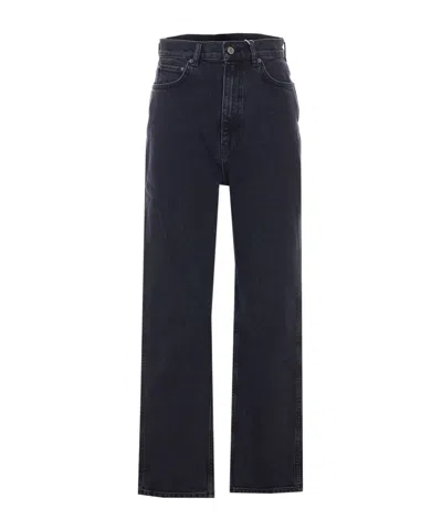 Anine Bing Jane Straight-leg Jeans In Blue