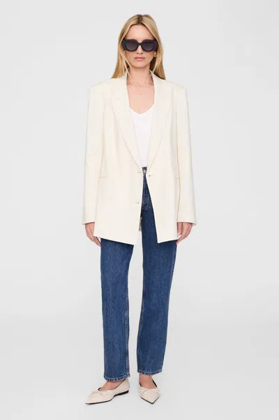 ANINE BING JASMINE BLAZER - CREAM L