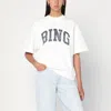 Anine Bing Jay Bing White Cotton Sweatshirt
