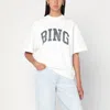 Anine Bing Jay Bing White Cotton Sweatshirt