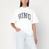 Anine Bing Jay Bing White Cotton Sweatshirt In White