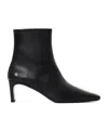 Anine Bing Jayden Square-toe Ankle Boots In Black