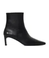 Anine Bing Jayden Square-toe Ankle Boots In Black