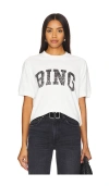 Anine Bing Jay Printed Cotton-jersey Sweatshirt In White