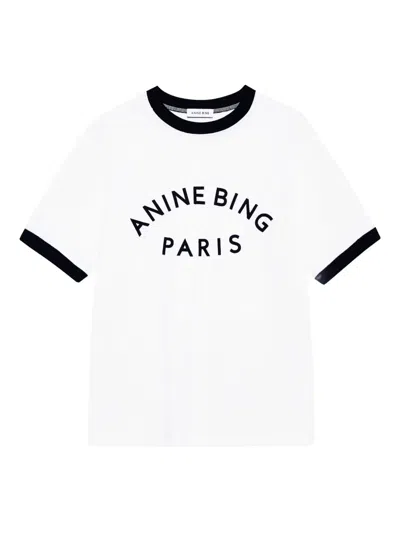 Anine Bing Jaylin T-shirt In White