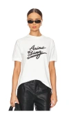 Anine Bing Jaylin T-shirt In Ivory