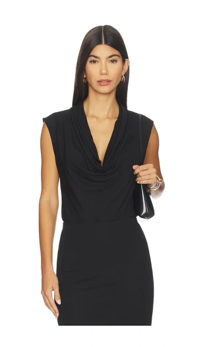Anine Bing Jeanette Bodysuit In Black