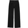 Anine Bing Logo-patch Wide-leg Jeans