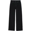 Anine Bing Logo-patch Wide-leg Jeans