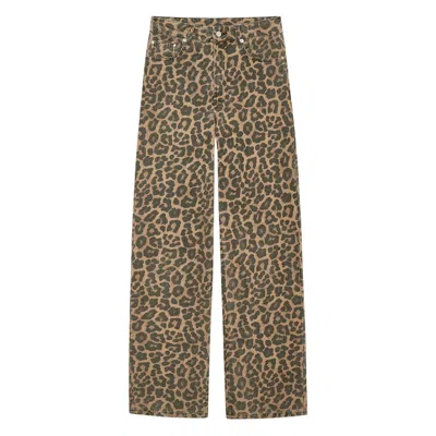 Anine Bing Jeans In Animal Print